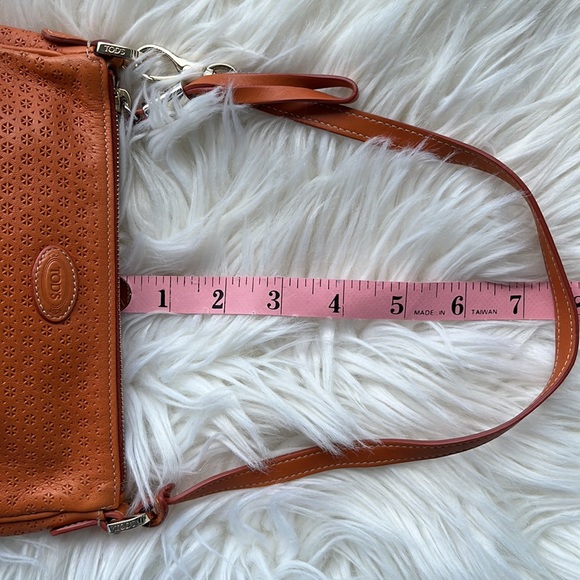 Tod’s Orange Leather Mini Handbag - Picture 14 of 15